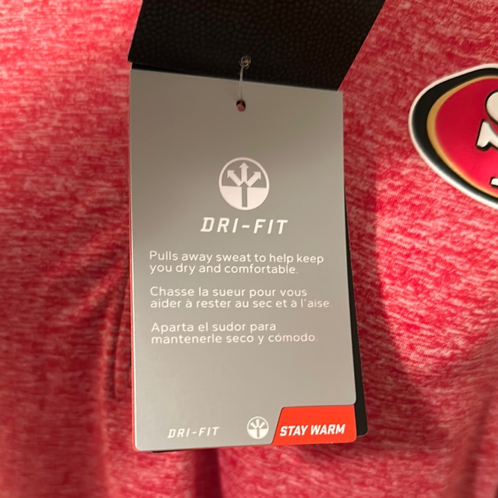 NWT Nike Red Long Sleeve 49er Women's Tee - Picture 7 of 17